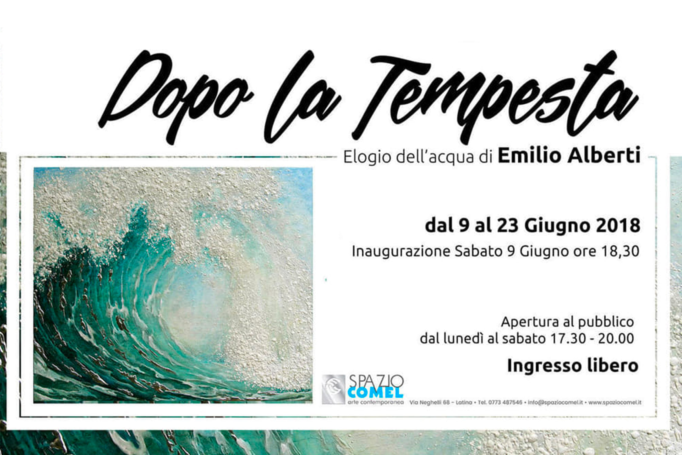 Alberti-mostra Le onde del quadrato